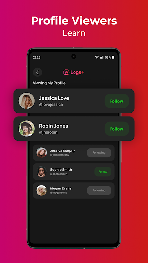 Logs+ Profile Viewers Screenshot 1