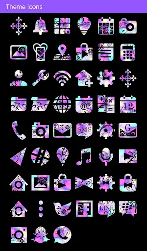 Stylish Theme Galaxy Butterfly Screenshot 3