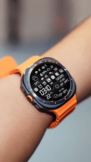 N-SPORT739 Digital Watch Face Screenshot 2