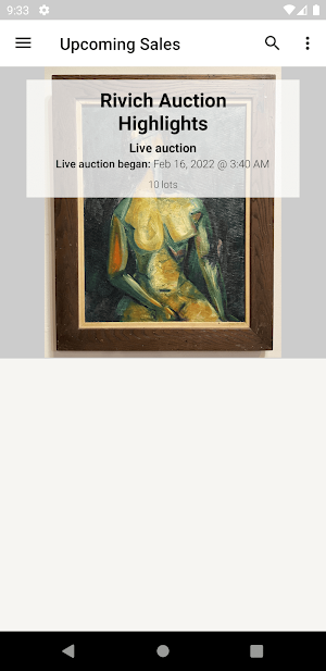 Rivich Auction Screenshot 0