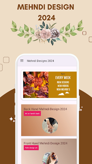 Mehndi Designs 2024 - Offline Screenshot 1