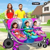 Mother Simulator Triplet Baby