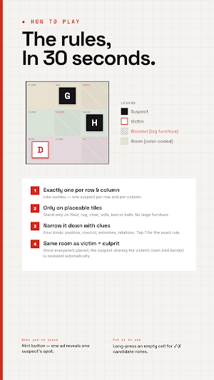 Roomdoku: Sudoku Whodunit Screenshot 3
