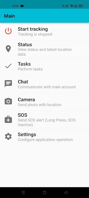 CoreNetwork GPS Tracker Screenshot 0