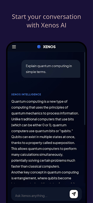 Xenos AI: Chat, Write, Create Screenshot 2