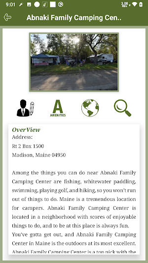 Maine State RV Parks & Campgrounds Screenshot 3