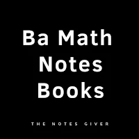Ba Math Notes