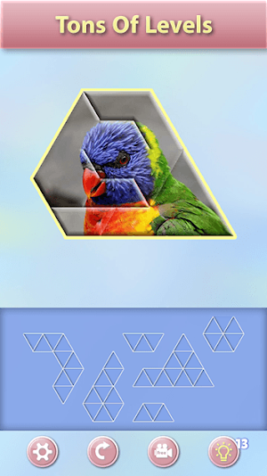 Triangle puzzle - Tangram‏ Screenshot 3
