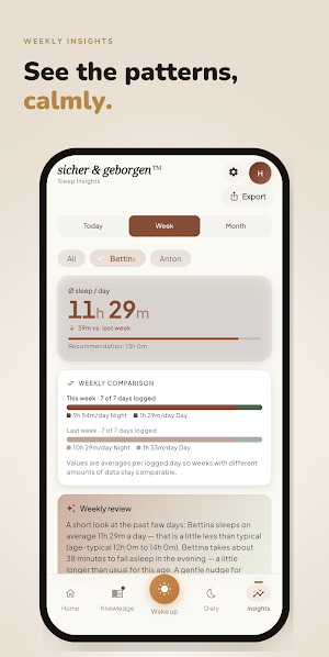Baby Sleep – sicher & geborgen Screenshot 3