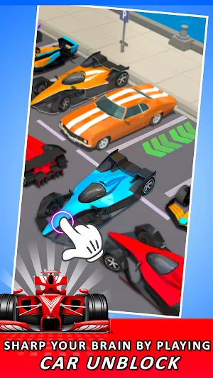 Big Brain Car Parking Jam Game Screenshot 1