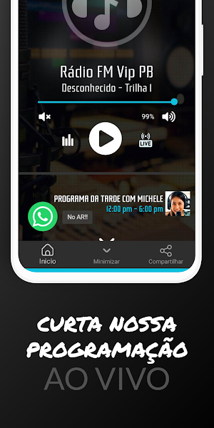 Rádio FM Vip PB Screenshot 3