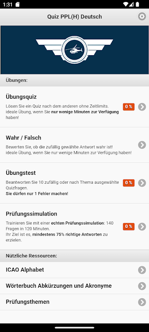 Quiz PPL(H) Deutsch Screenshot 0