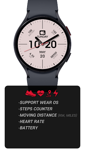 SamWatch Simple Analog 40 Screenshot 1