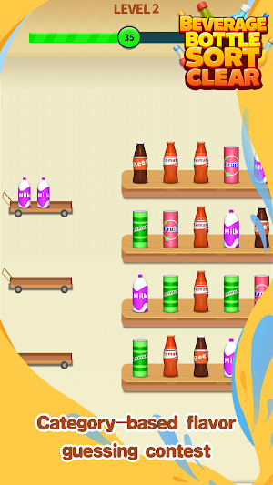Beverage Bottle Sort Clear Screenshot 3