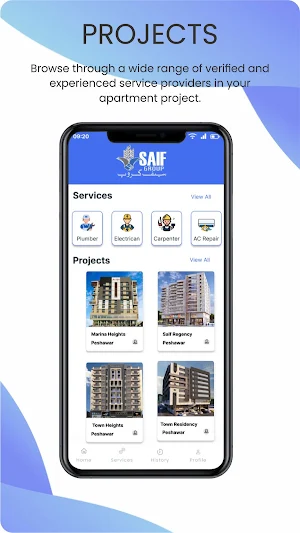 Saif Residential Services Screenshot 1