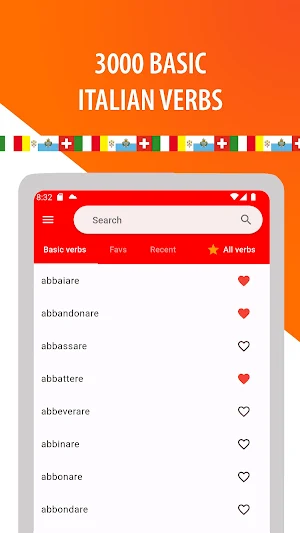 Italian Verb App Screenshot 0