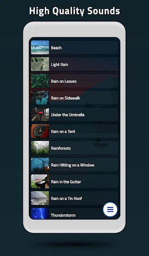 Aquatic Sounds - Rain & Nature & Relaxation Screenshot 0