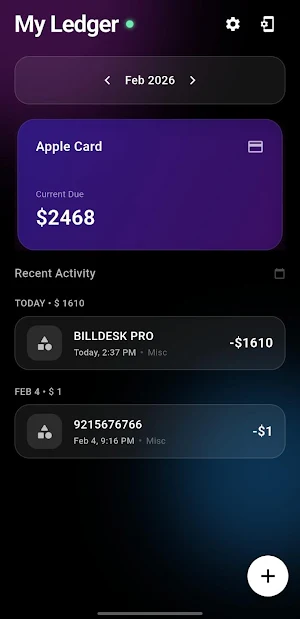 Glass Ledger Screenshot 0
