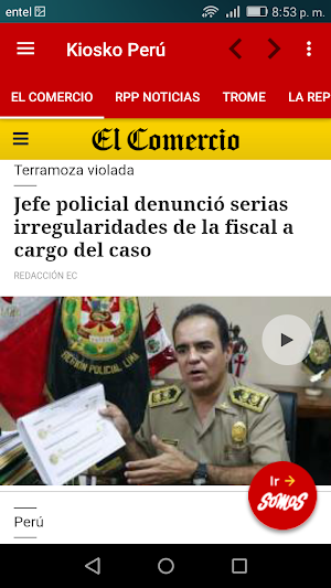 Periódicos Peruanos - Kiosko0 Perú Screenshot 2