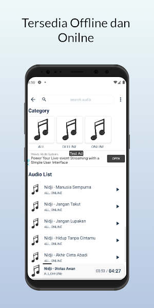 Lirik Lagu Nidji Offline Screenshot 3
