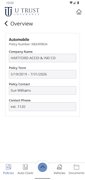 U Trust Insurance Screenshot 3