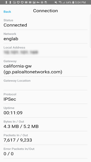 GlobalProtect Screenshot 3