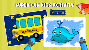 Coloring book - kids fun Games Screenshot 3