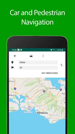 Honolulu Offline Map and Travel Guide Screenshot 1