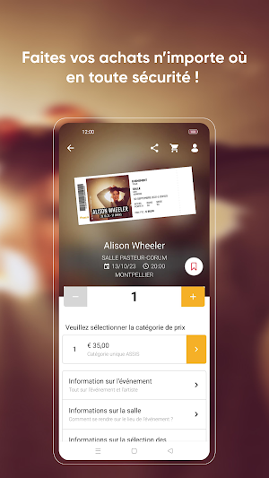 Fnac Spectacles Screenshot 2