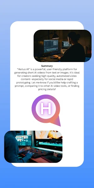 Halilou AI Text to Video Info Screenshot 2