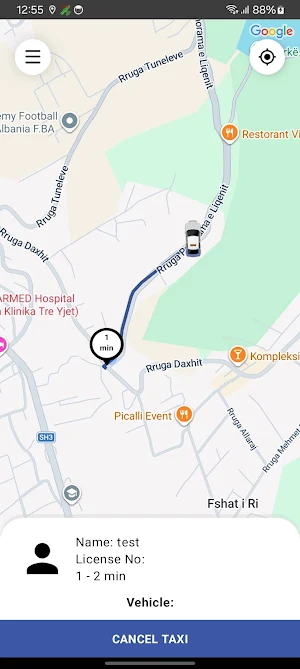 Pati taxi Tirana Screenshot 1