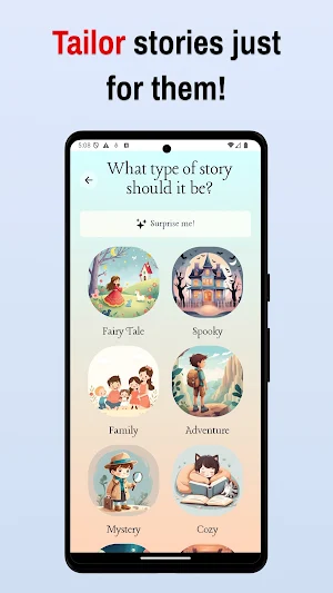 Tall Tales: AI Story Generator Screenshot 1