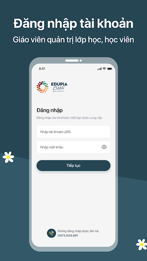EDC: Ứng dụng giáo viên Screenshot 1