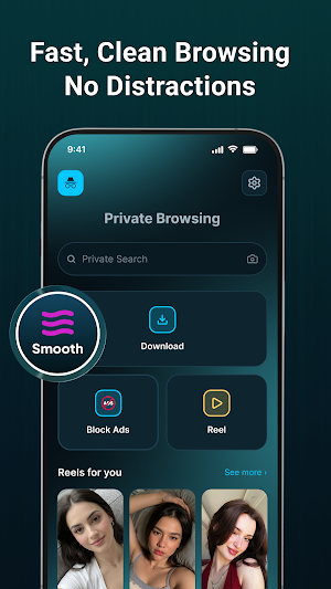 Aegis: Fast Private Browser Screenshot 1