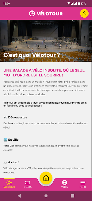 Vélotour 2024 Screenshot 1