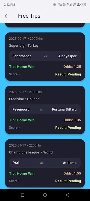 Global Bet Predicts Screenshot 0