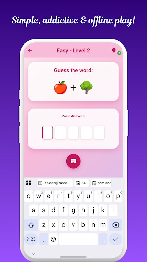 Emoji Quiz – Guess the Word ㋡ Screenshot 3