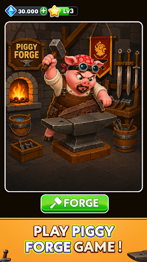 Piggy Forge - Sword Crash Screenshot 0