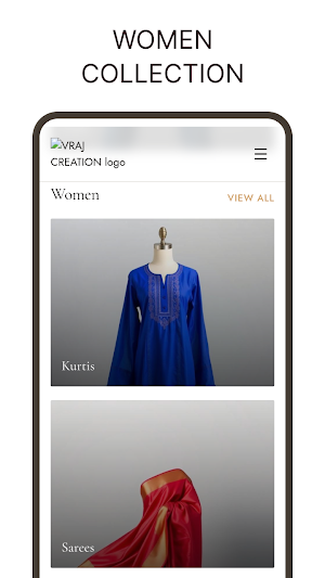 VRAJ CREATION Screenshot 2