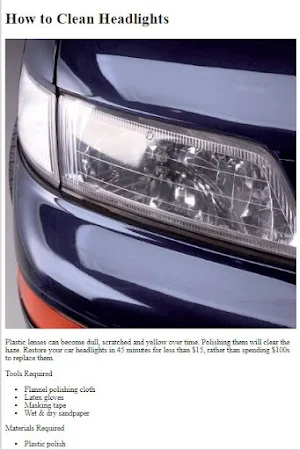 How to Clean Car Headlight Screenshot 1