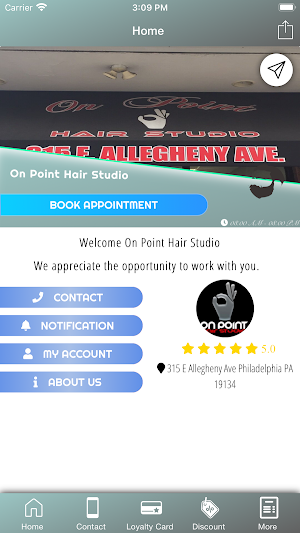 On Point Hair Studio Screenshot 0