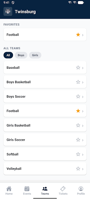 Twinsburg Athletics Screenshot 3