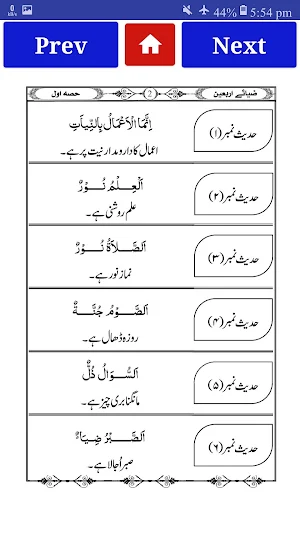 Forty Hadees | چہل حدیث Screenshot 2
