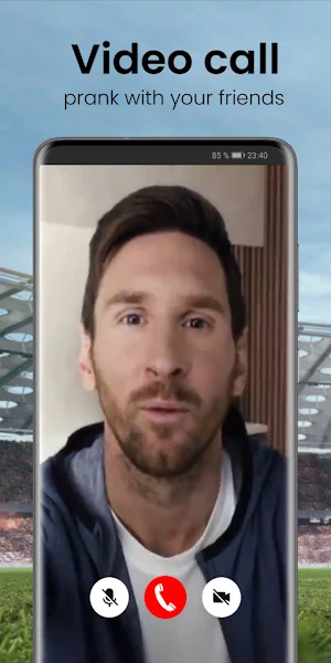 Lionel Messi video call Screenshot 1