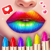 Fashion Lip Art Makeup Merge