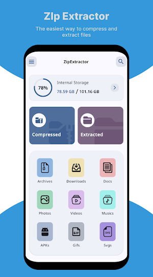 Zip Extractor - UnZIP, UnRAR Screenshot 0