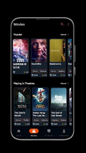 Dodo Movies & TV Browser Screenshot 1