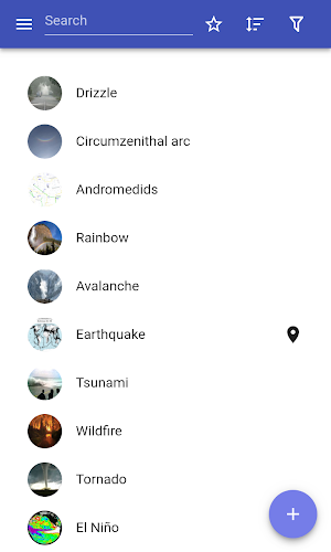 Natural phenomena Screenshot 0