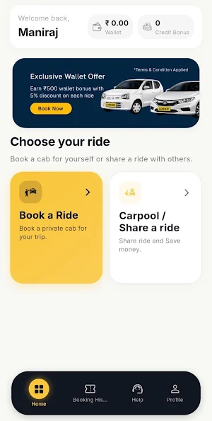 GoRide: Cab, Bike Taxi & Pool Screenshot 2