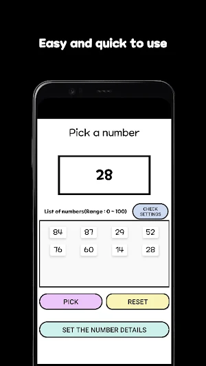 Random Number Generator Screenshot 1